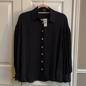 Express Flounce Sleeve Blouse - Size S